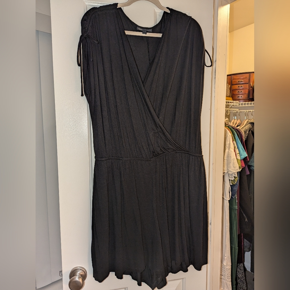 Lane Bryant Romper Black Shorts